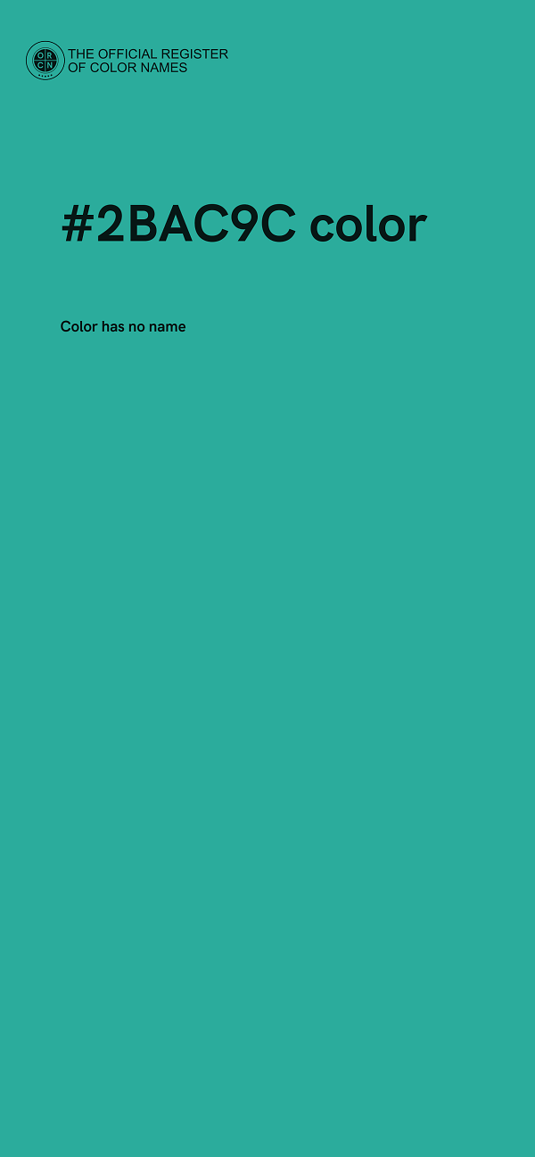 #2BAC9C color image