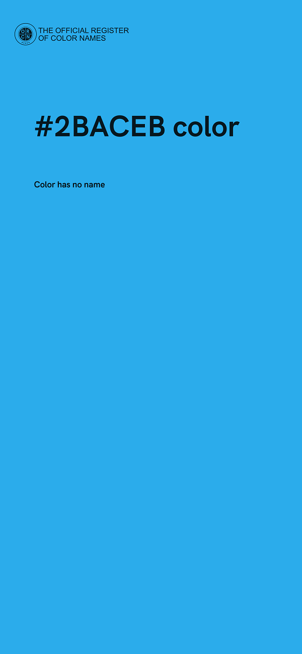 #2BACEB color image