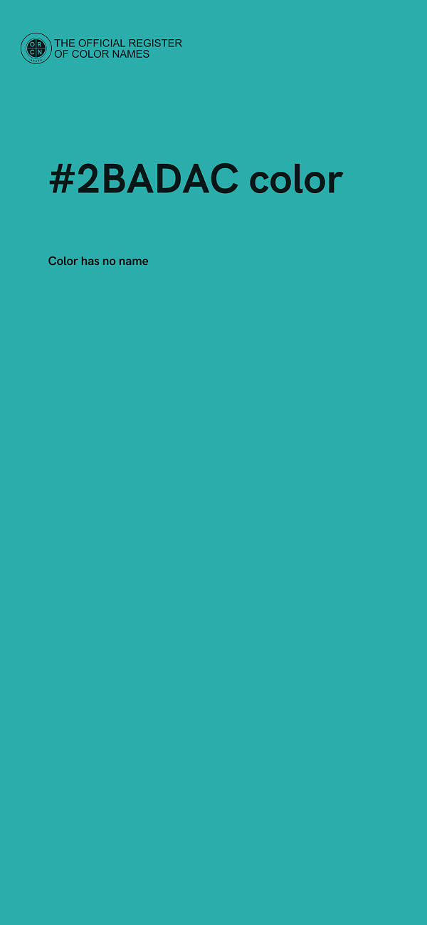 #2BADAC color image