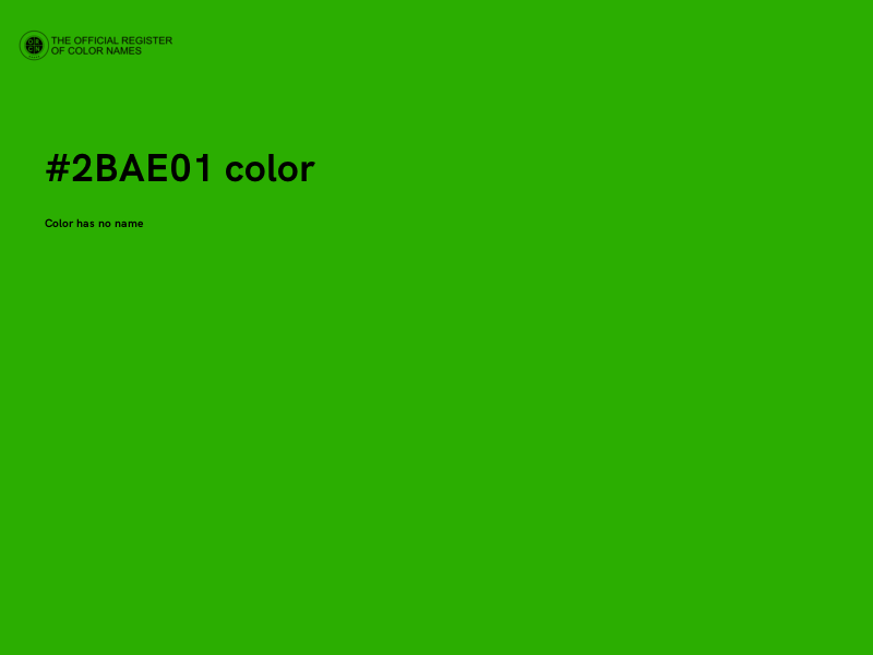 #2BAE01 color image