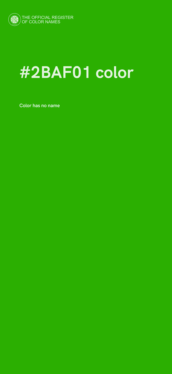 #2BAF01 color image
