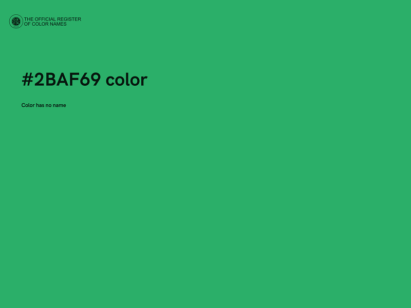 #2BAF69 color image