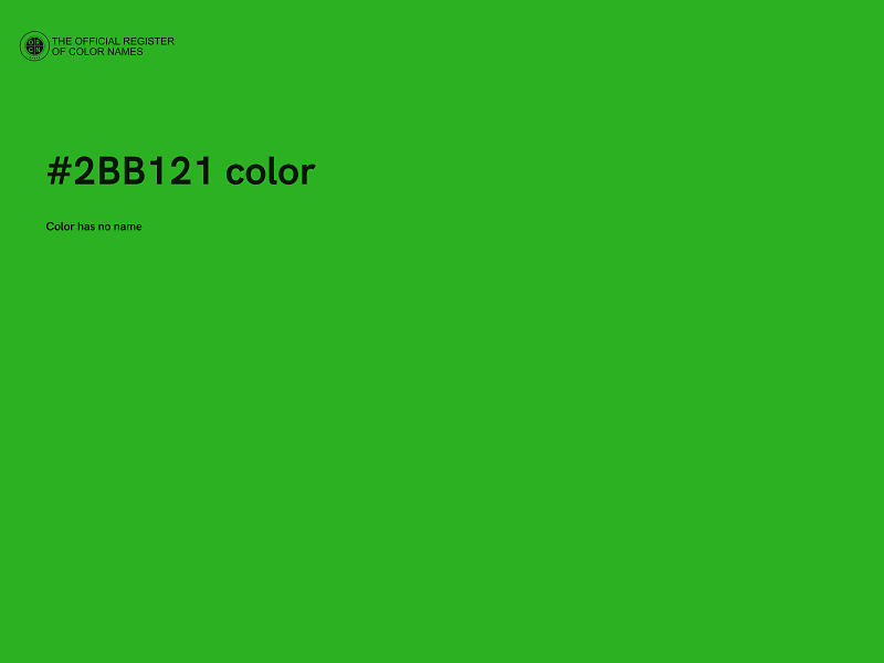 #2BB121 color image