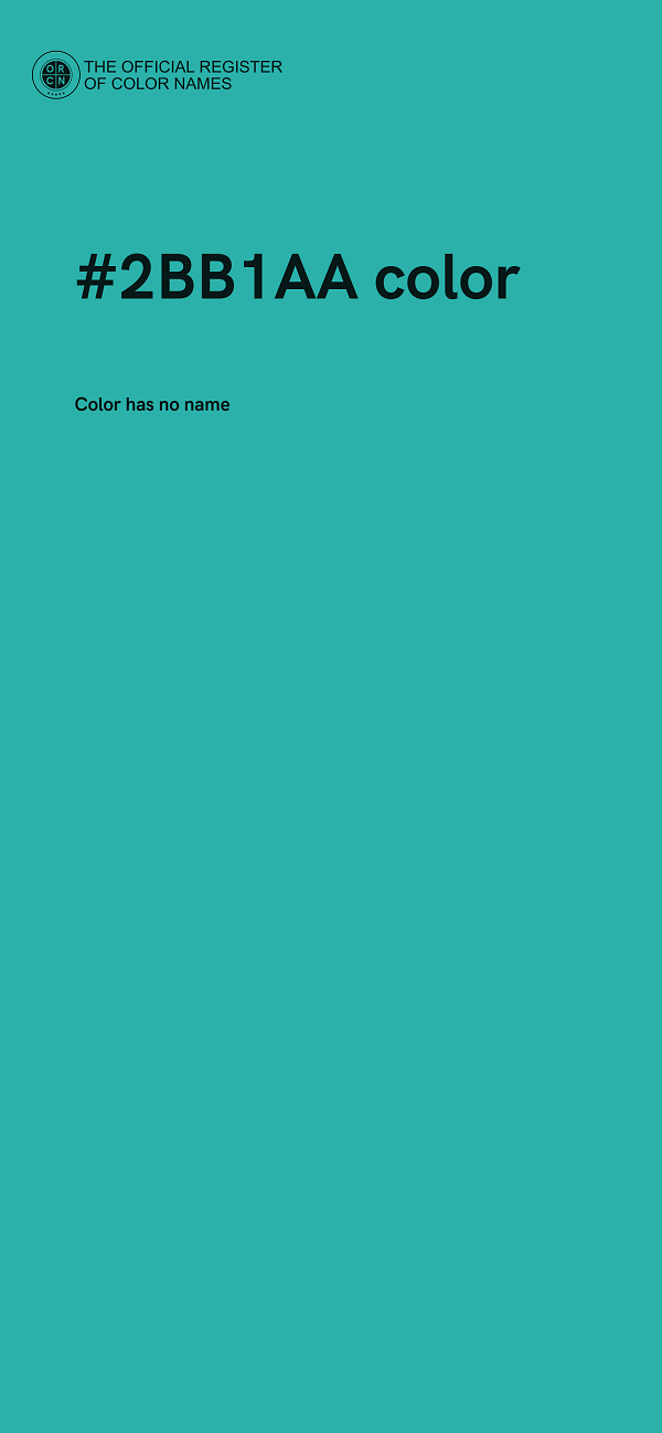 #2BB1AA color image