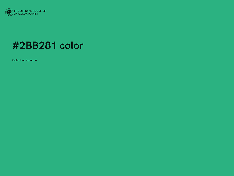 #2BB281 color image