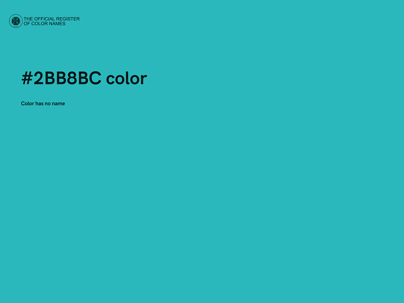 #2BB8BC color image