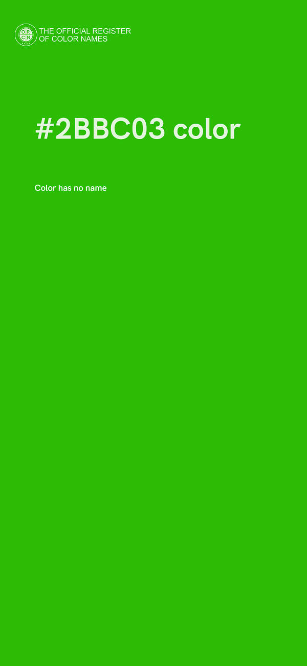#2BBC03 color image