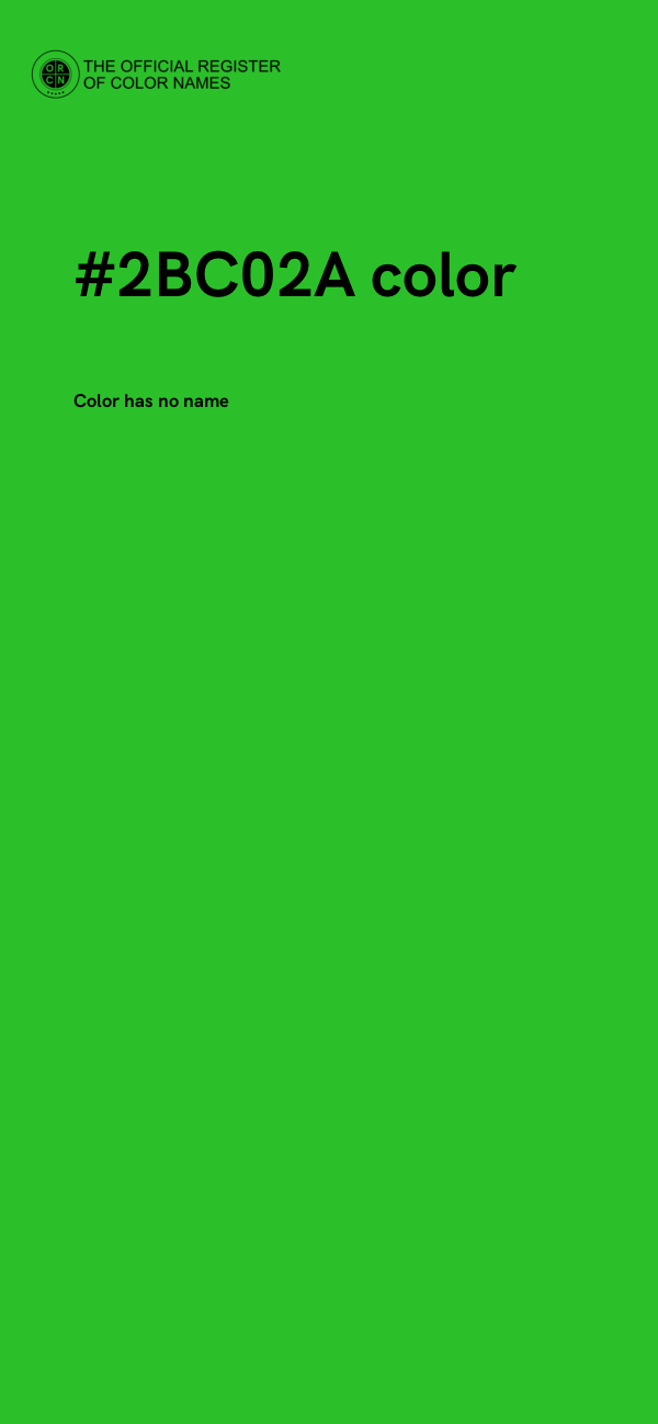 #2BC02A color image