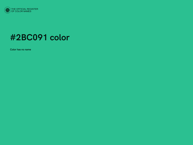#2BC091 color image