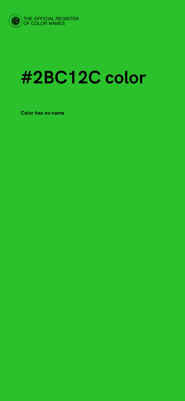 #2BC12C color image