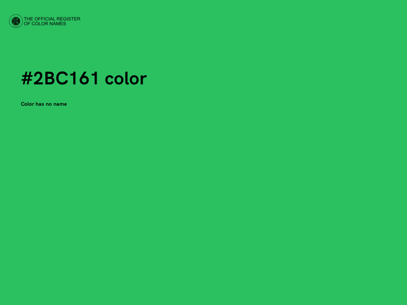 #2BC161 color image