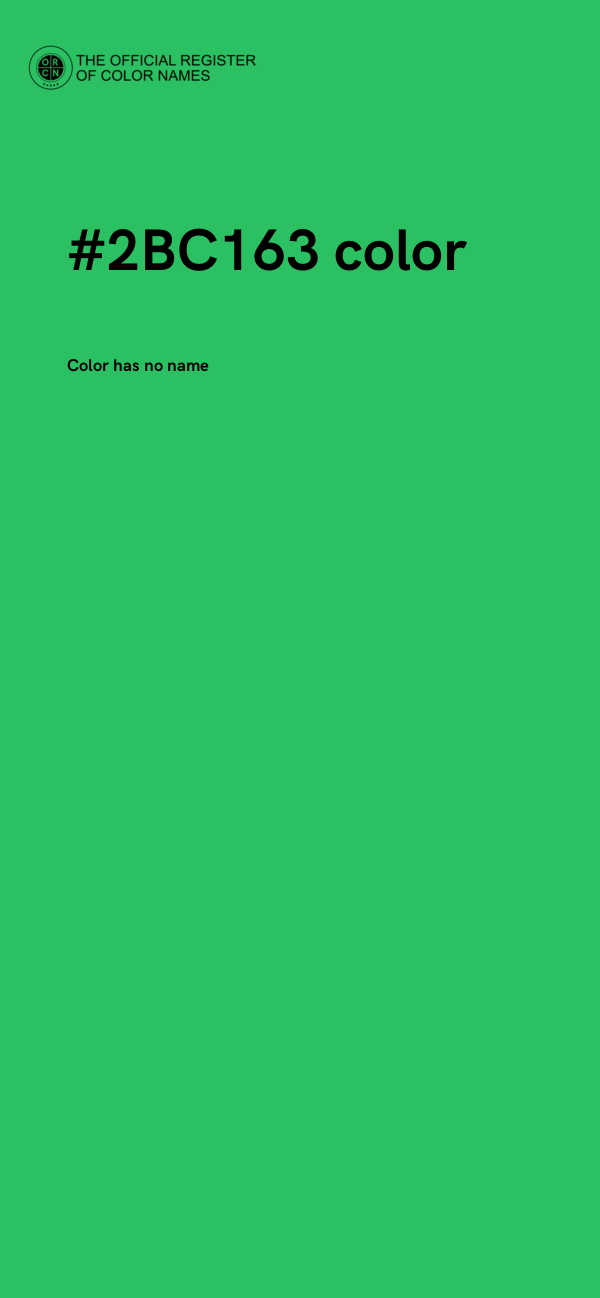 #2BC163 color image