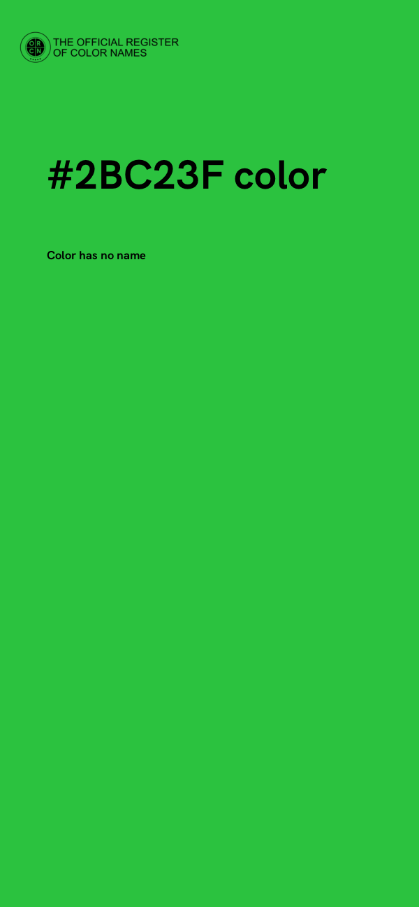 #2BC23F color image