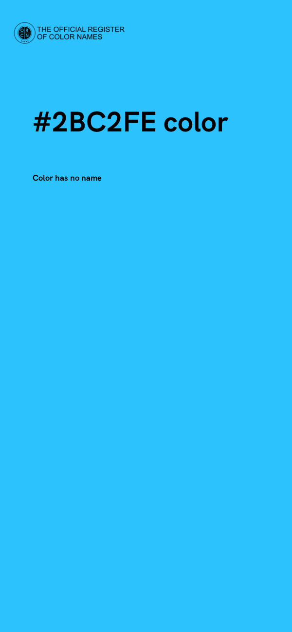 #2BC2FE color image