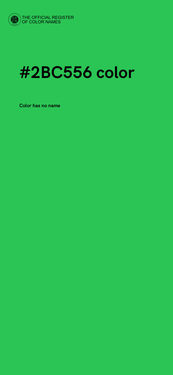 #2BC556 color image