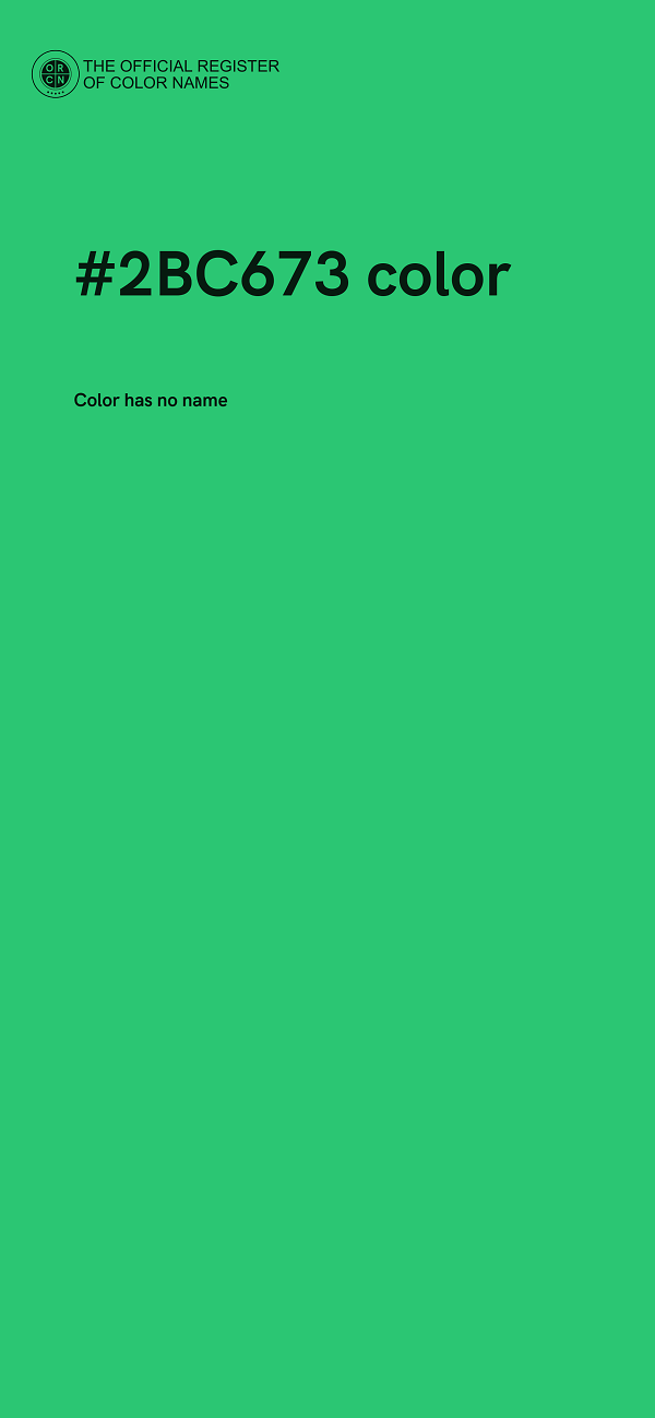 #2BC673 color image