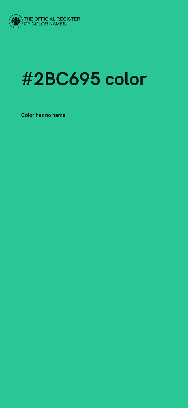 #2BC695 color image