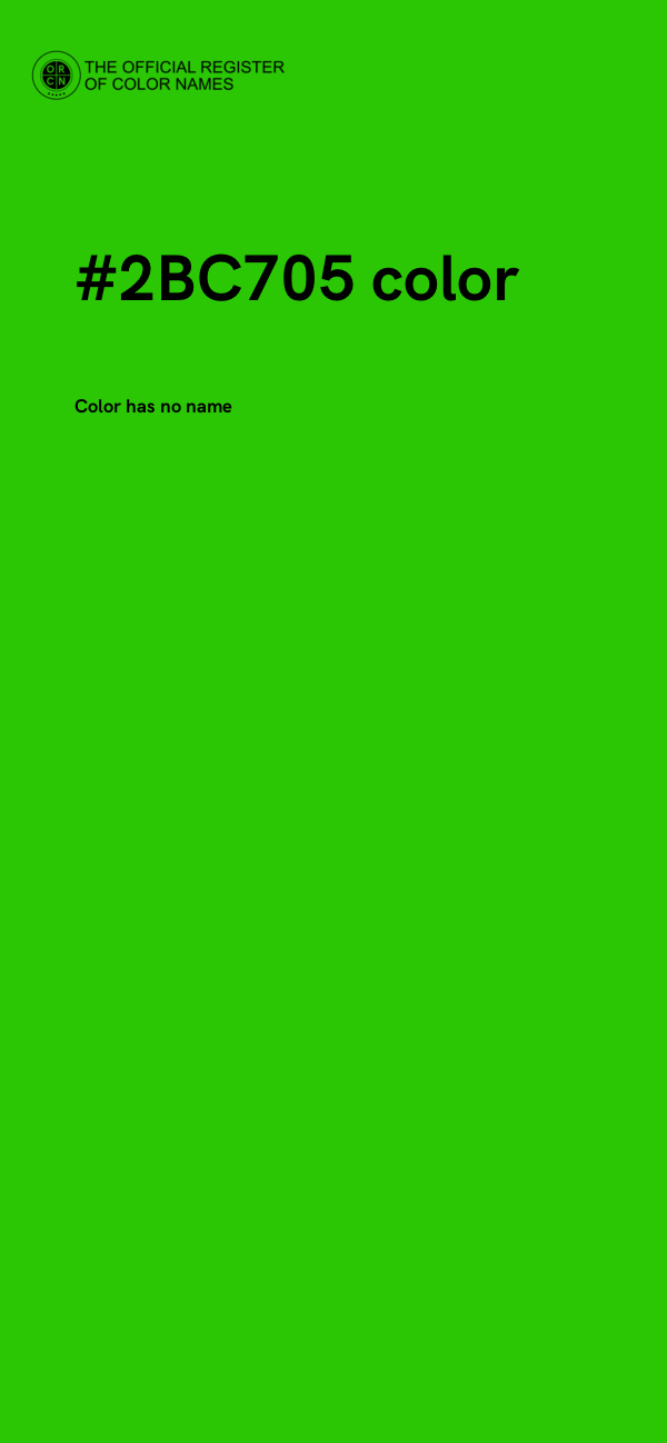 #2BC705 color image