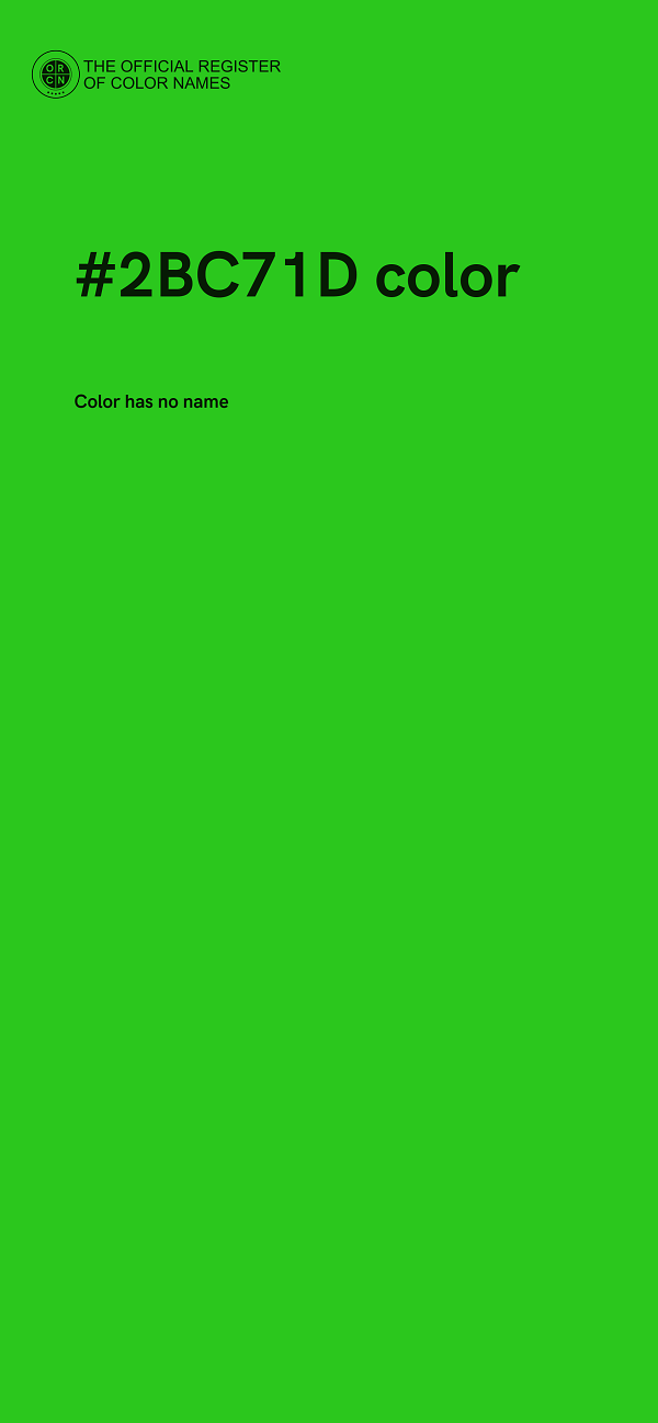 #2BC71D color image