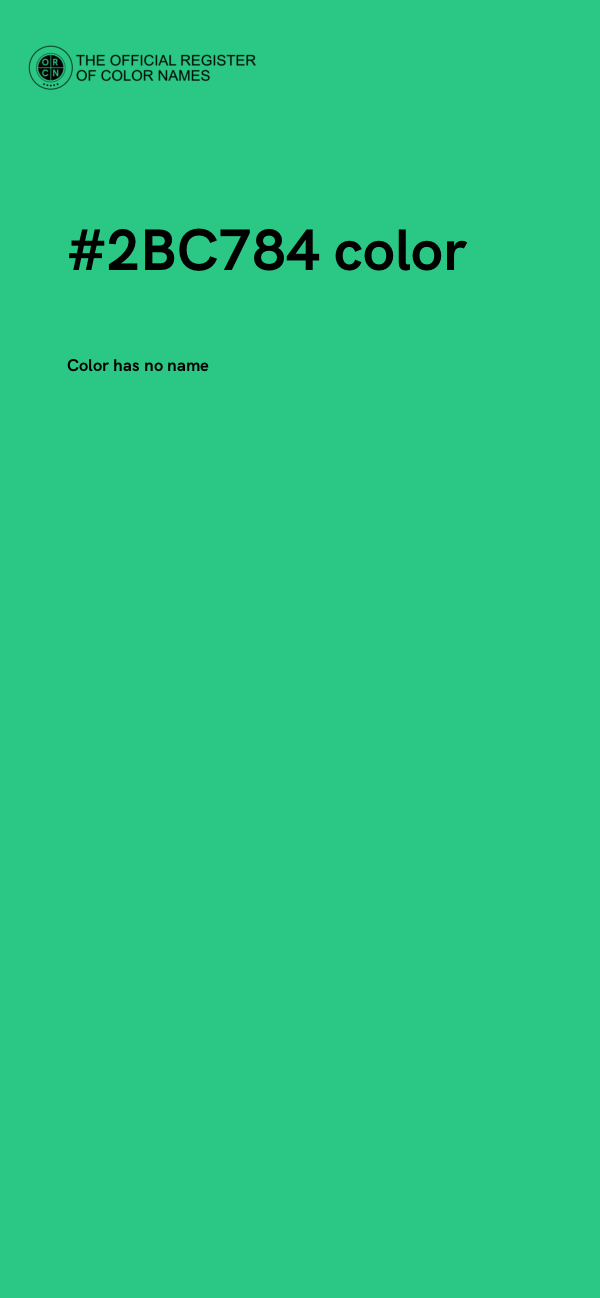 #2BC784 color image