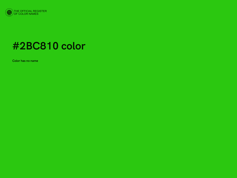 #2BC810 color image