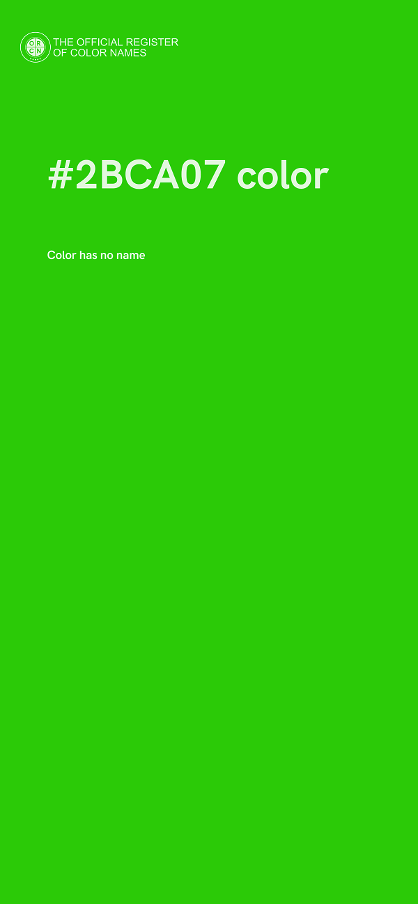 #2BCA07 color image