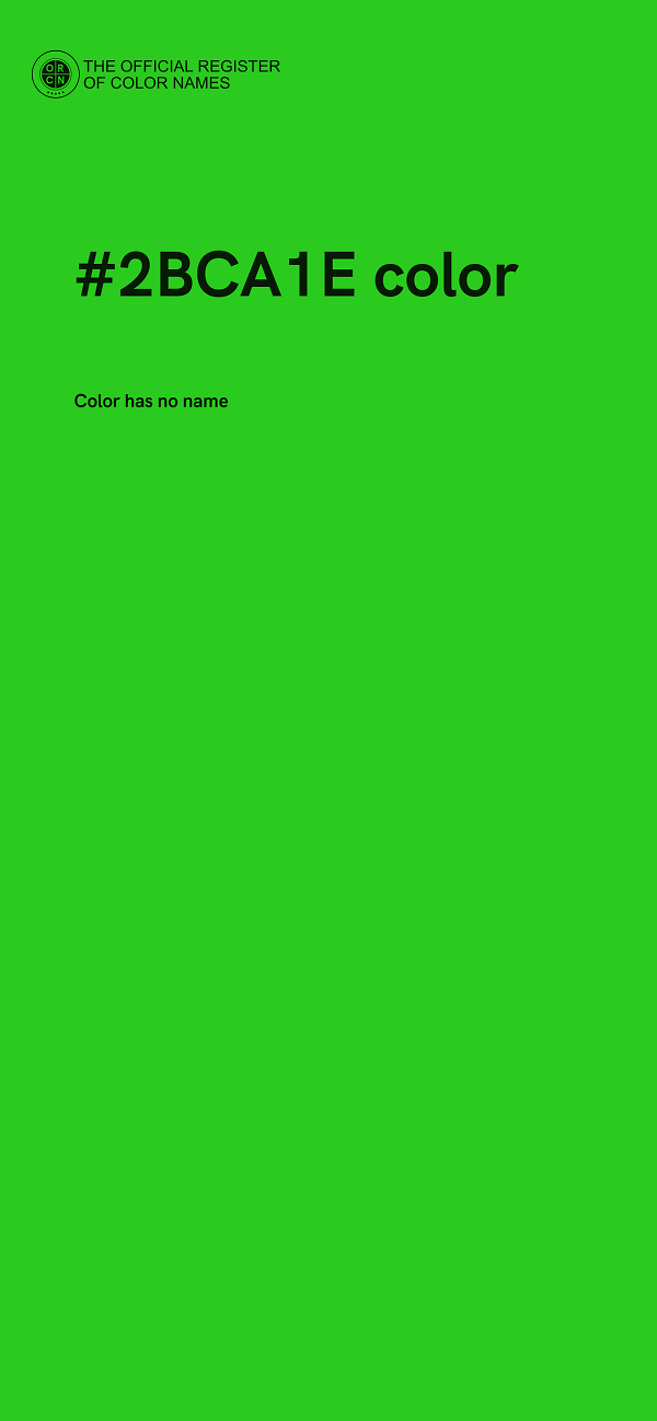 #2BCA1E color image