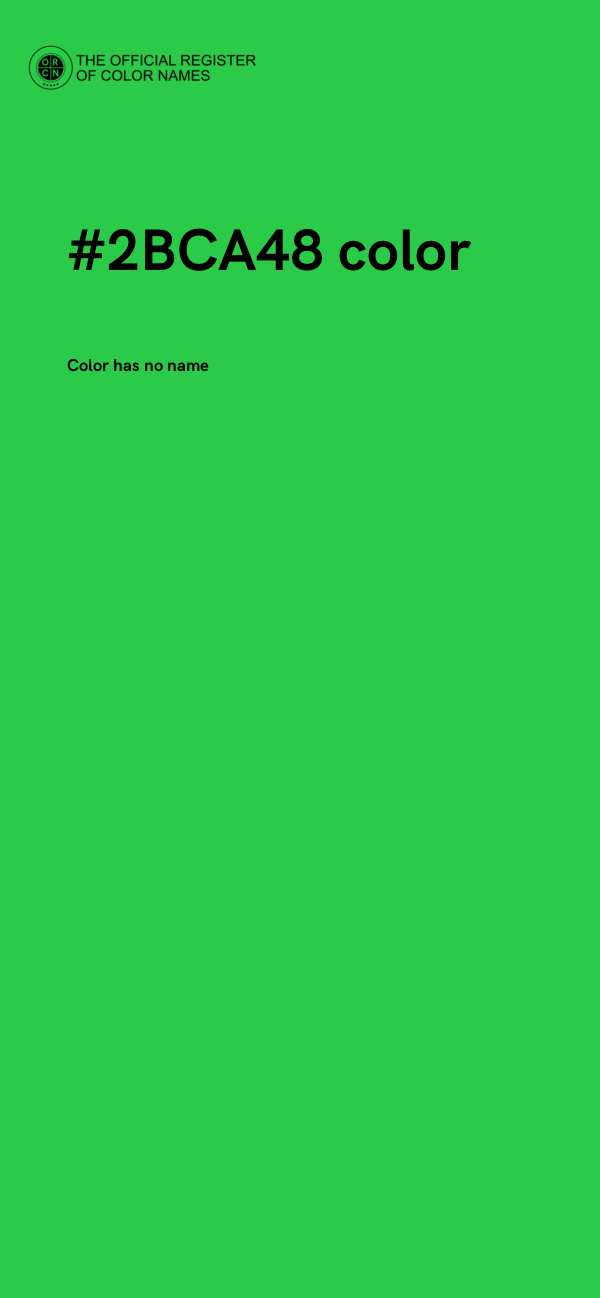 #2BCA48 color image