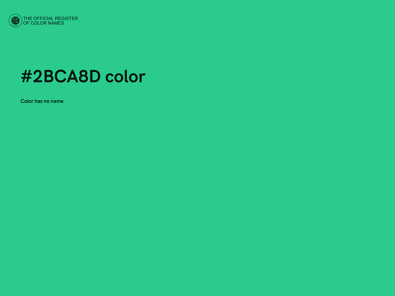 #2BCA8D color image