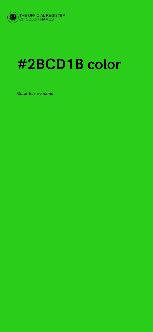#2BCD1B color image