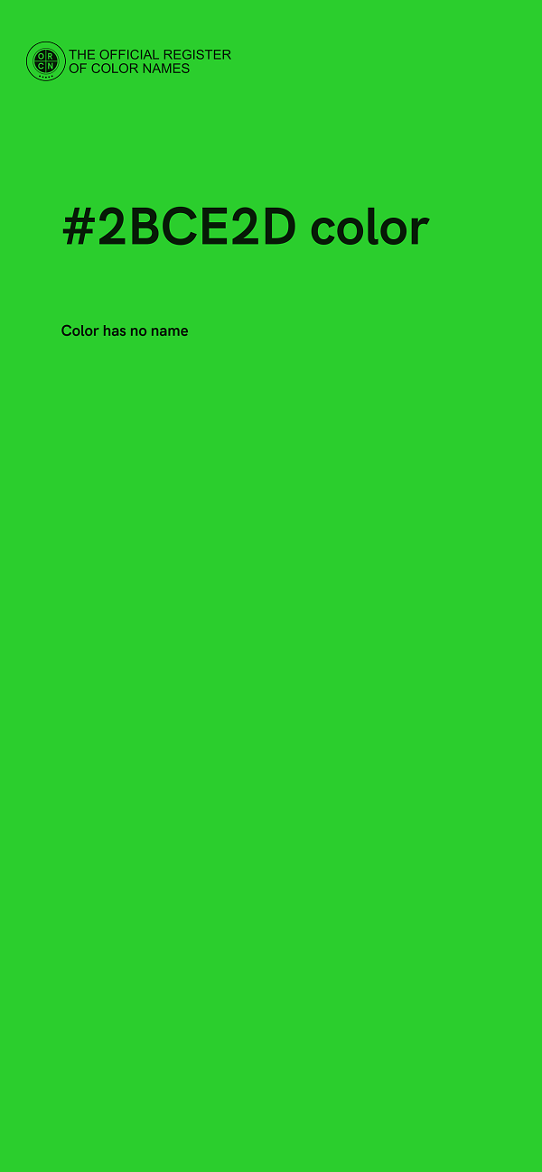 #2BCE2D color image