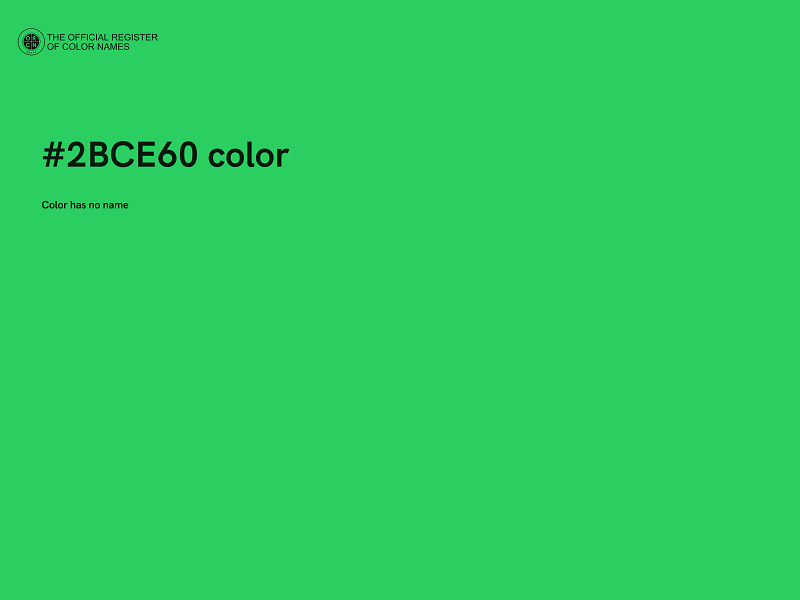 #2BCE60 color image