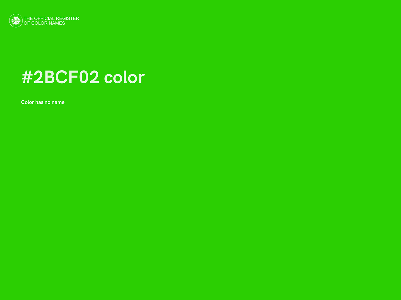 #2BCF02 color image