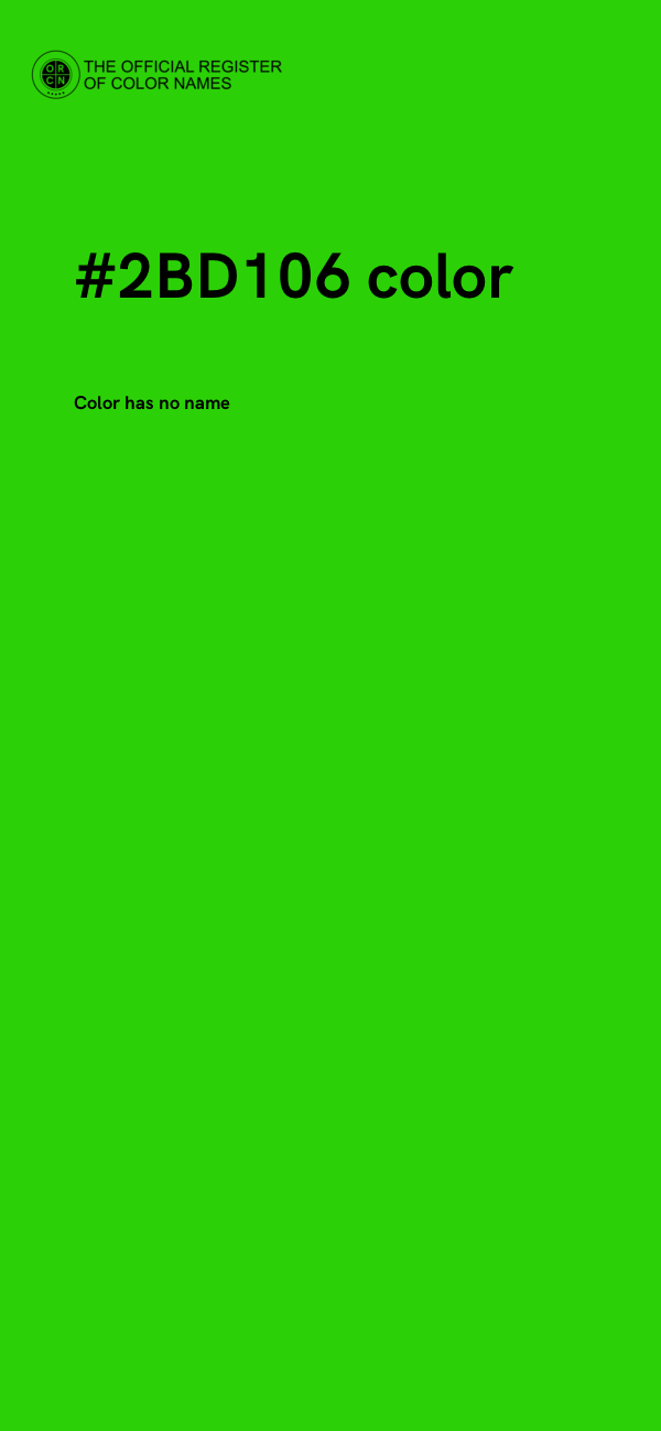 #2BD106 color image