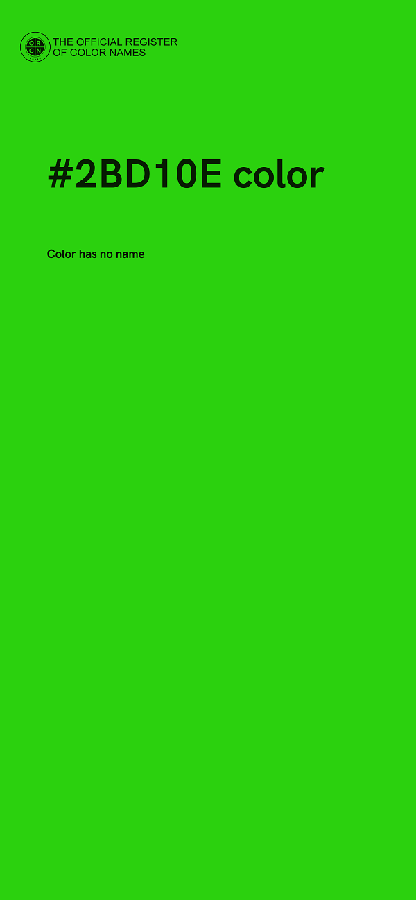 #2BD10E color image