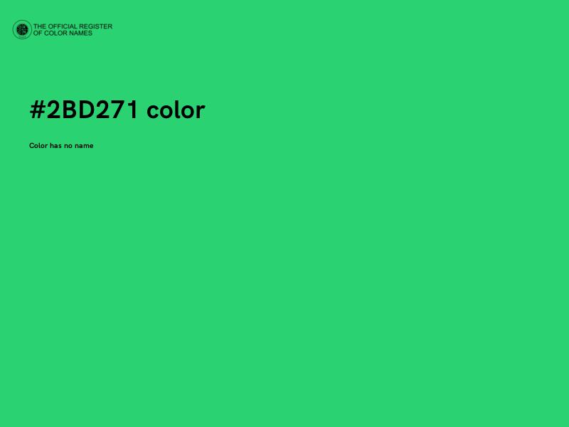 #2BD271 color image