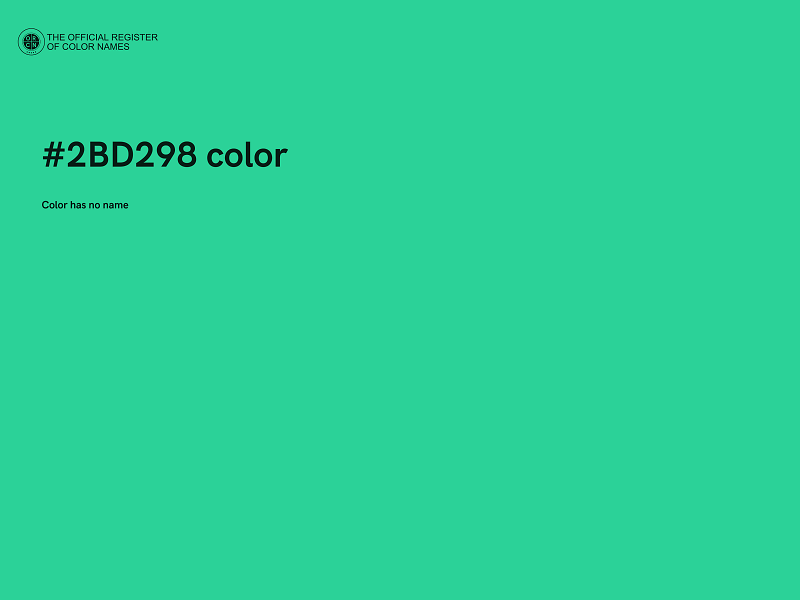 #2BD298 color image