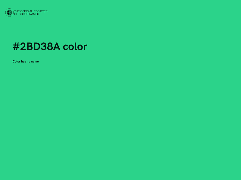 #2BD38A color image