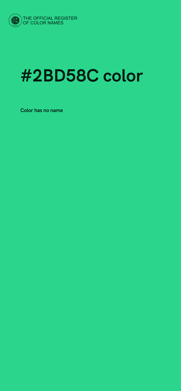 #2BD58C color image