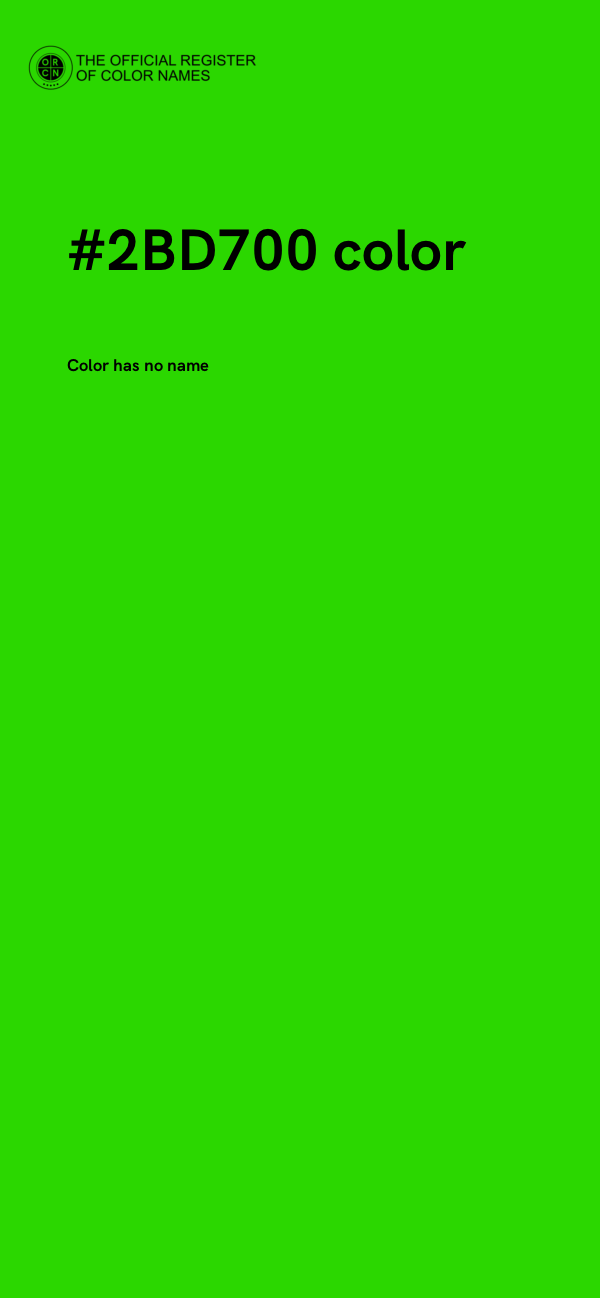 #2BD700 color image