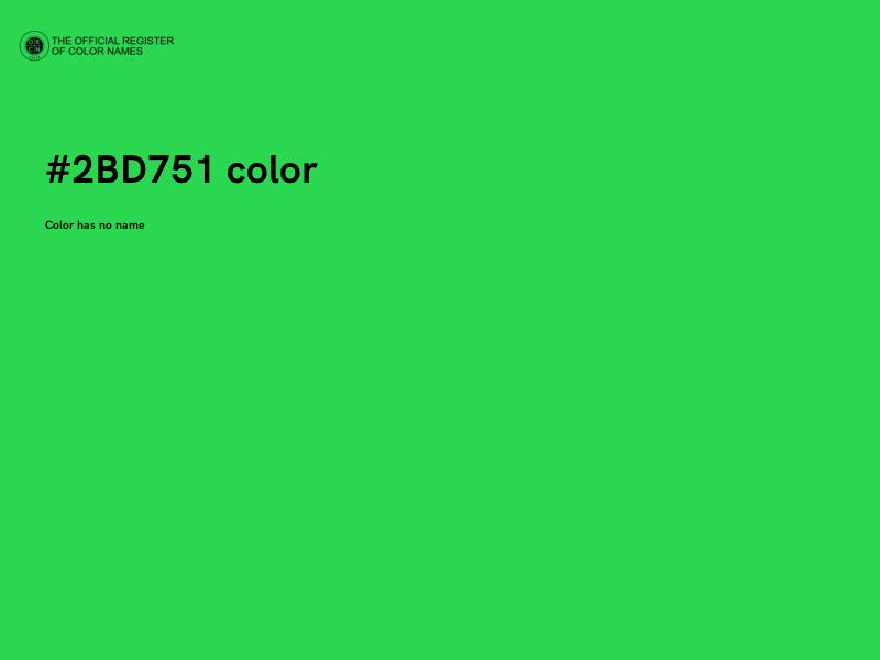 #2BD751 color image