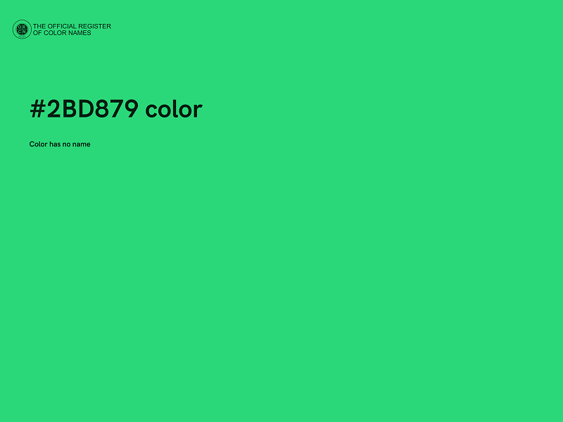 #2BD879 color image