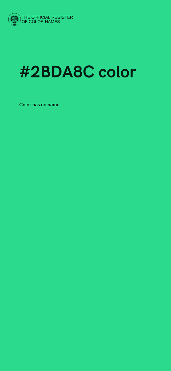 #2BDA8C color image