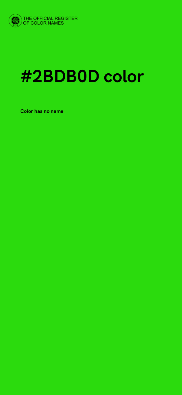 #2BDB0D color image