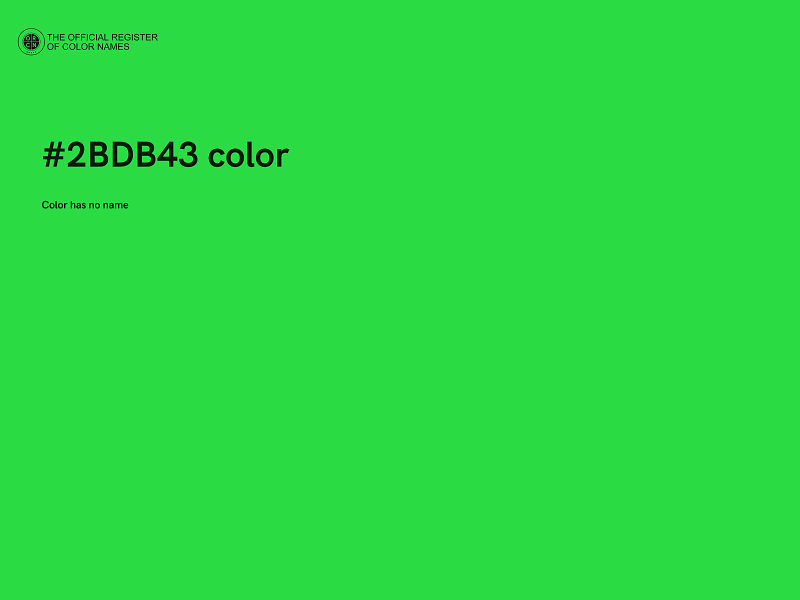 #2BDB43 color image