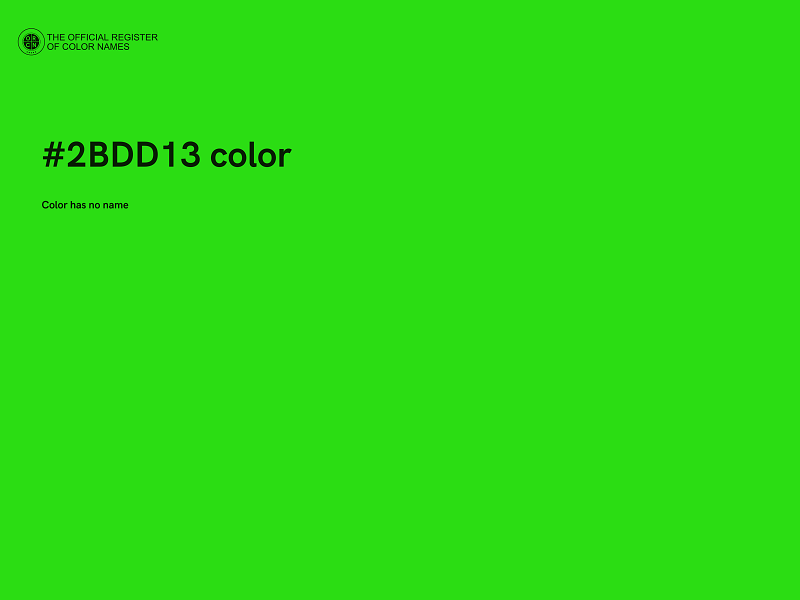 #2BDD13 color image