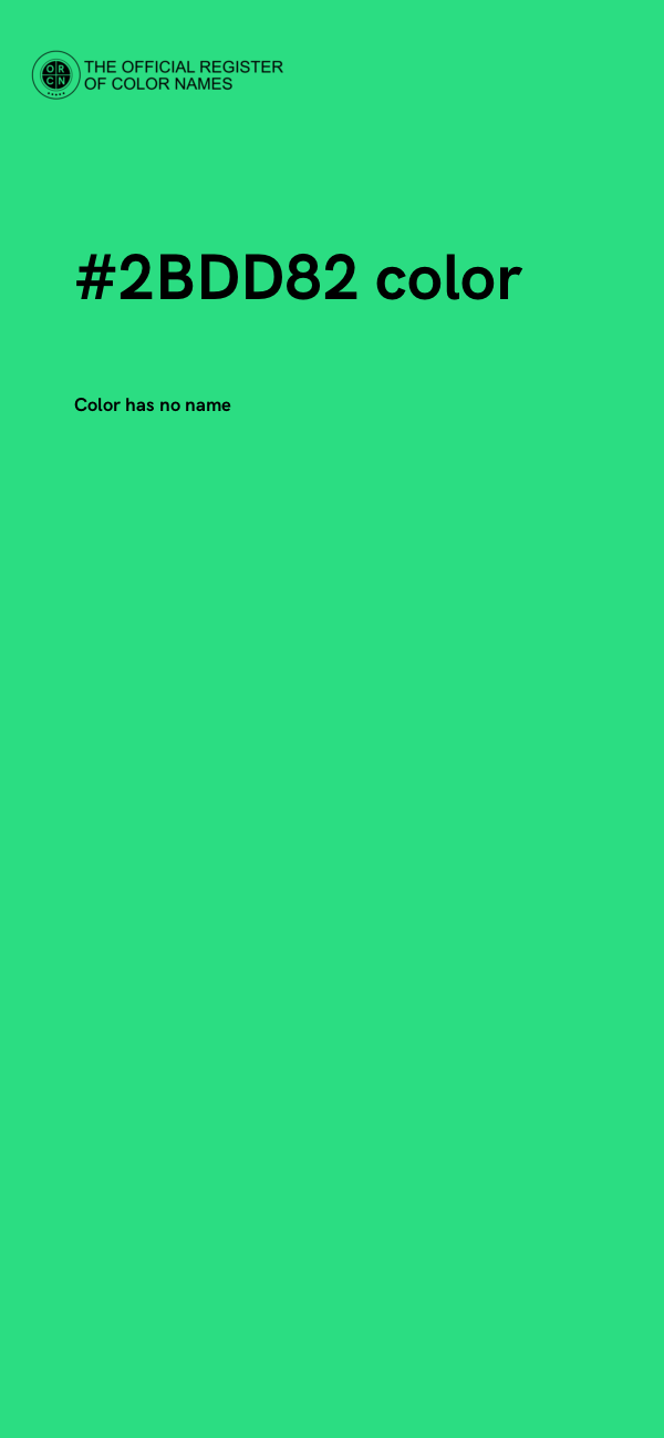 #2BDD82 color image