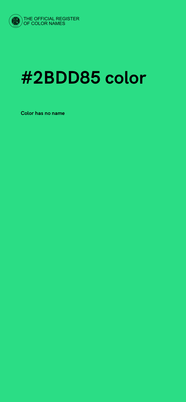 #2BDD85 color image