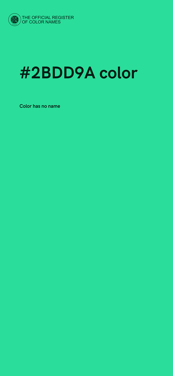 #2BDD9A color image