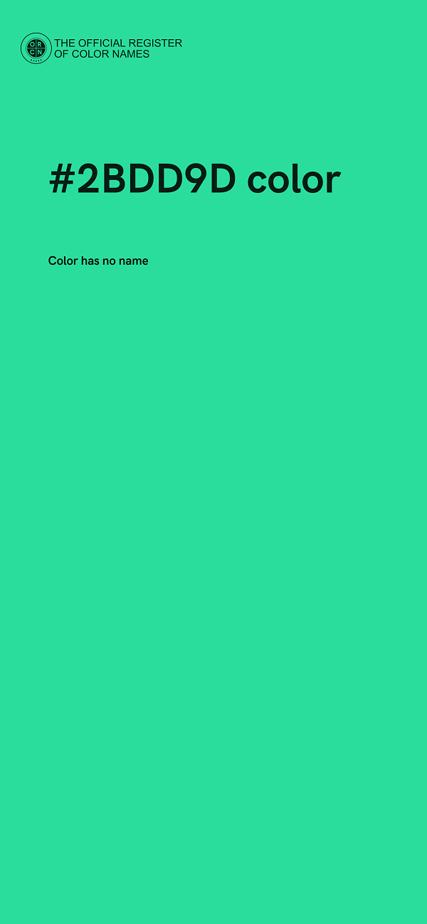 #2BDD9D color image